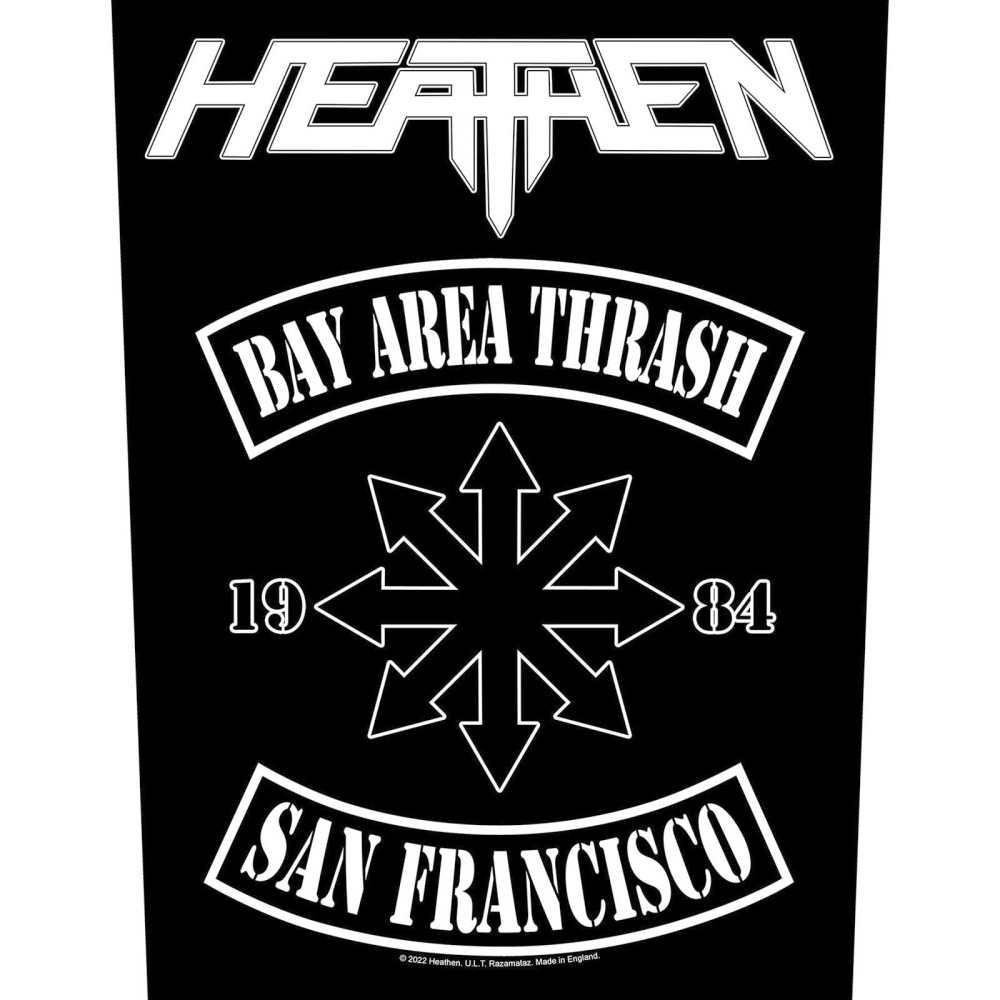Heathen - Bay Area Thrash Rugpatch - Zwart
